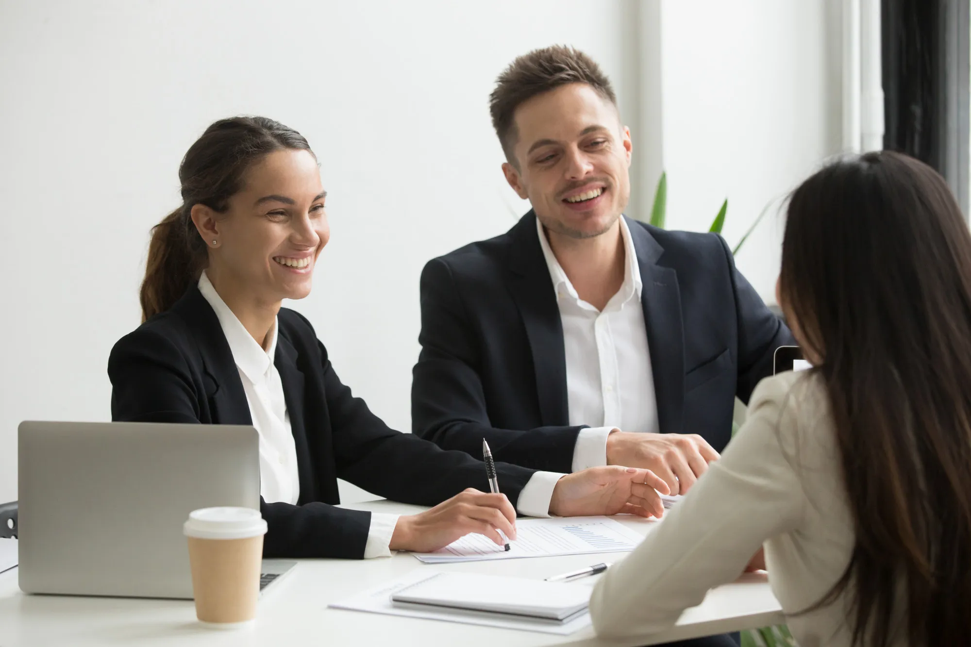 Richmond property owner discussing a private mortgage with lending professionals