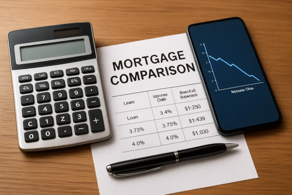 mortgage rate comparison calculator