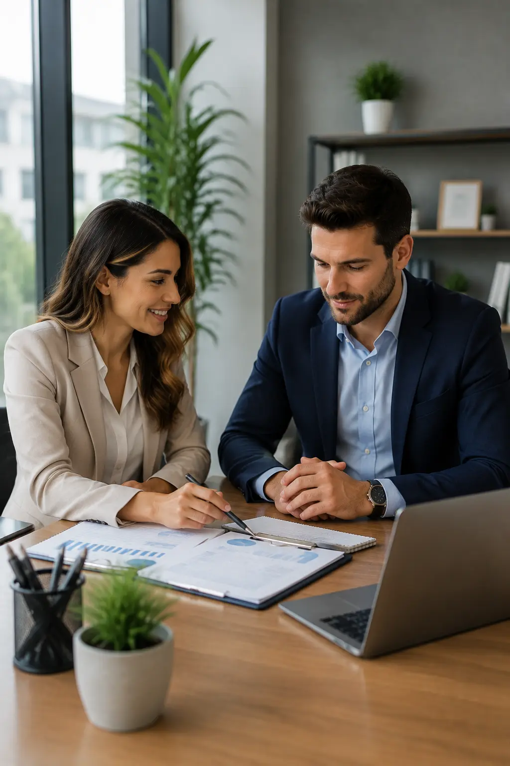 Victoria homeowners reviewing private mortgage terms with a lending professional